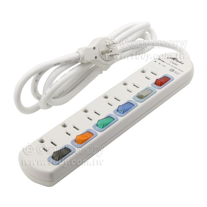 3P*6 AC Power Strips - 128803 Product Image
