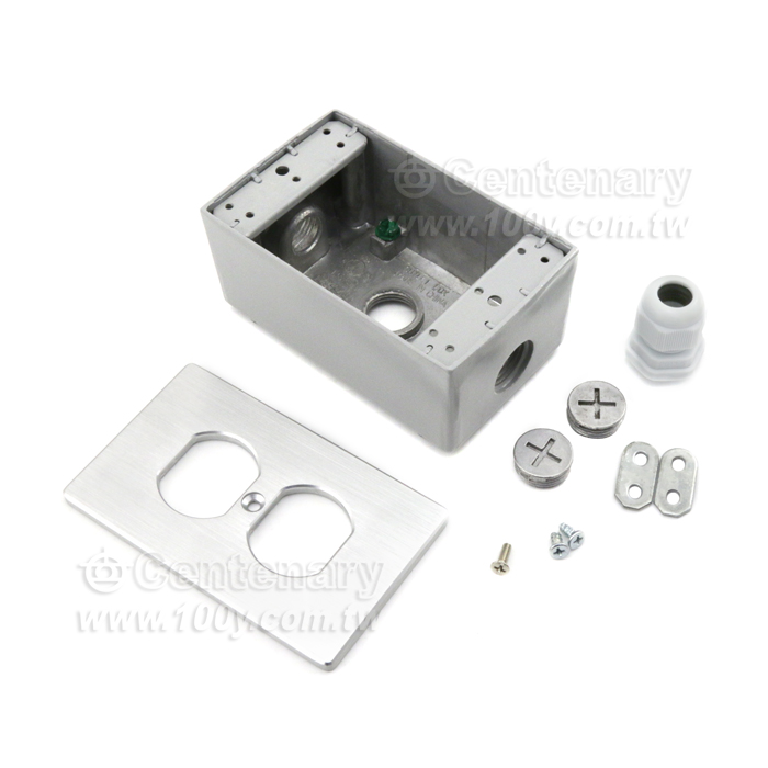 AC Box Internet/Telephone Panel Bottom Box - 128583 Product Image