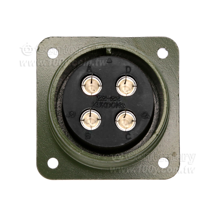 4P母端械外插座 60A 500Vac - 31942 產品圖片