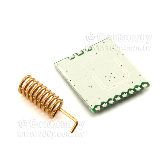 868MHz-配天線金色-無線射頻通訊模組 - 128403 產品圖片