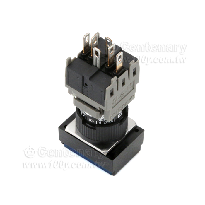Fuji Electric_帶燈按鈕開關 (藍色 LED24V) - 129230 產品圖片