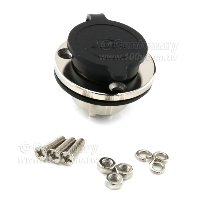19M-Three Eyes Flange Socket - 121954 Product Image