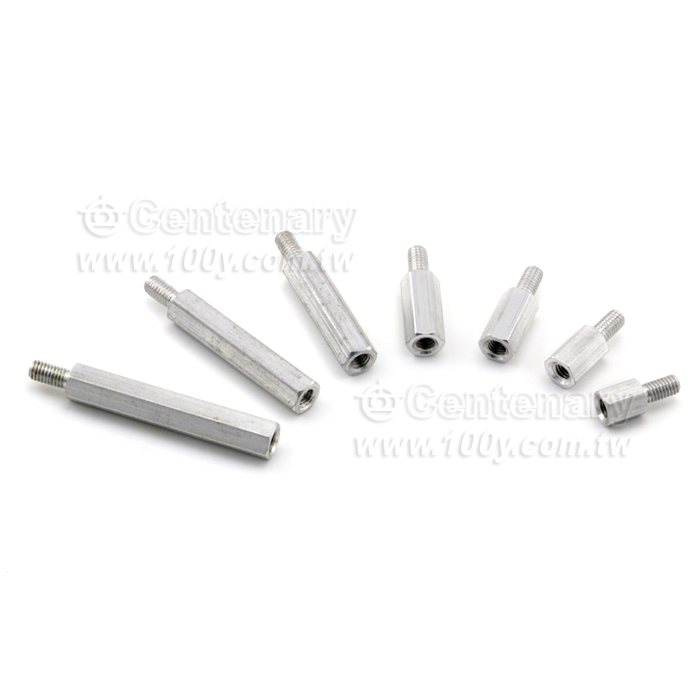 Hexagon inner and outer teeth aluminum column - 123836 Product Image
