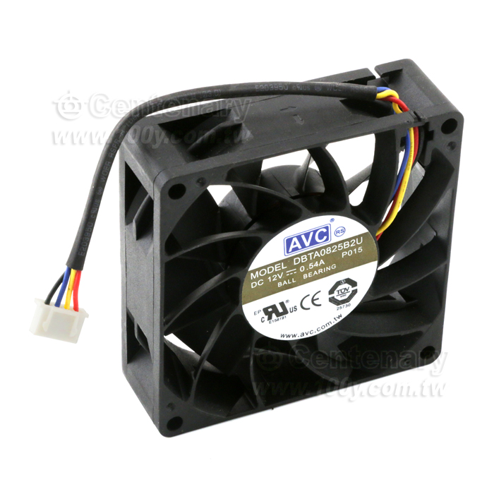 AVC DC12V 0.54A 80*80*25mm 4P接頭 - 126837 產品圖片