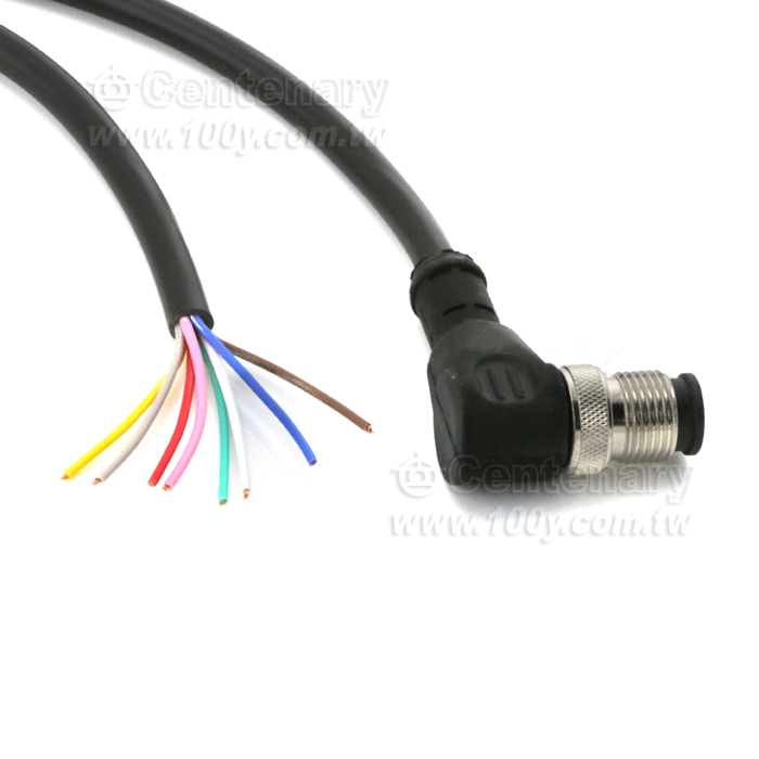 8P Male M12 Sensor Waterproof Cable - 120510 Product Image