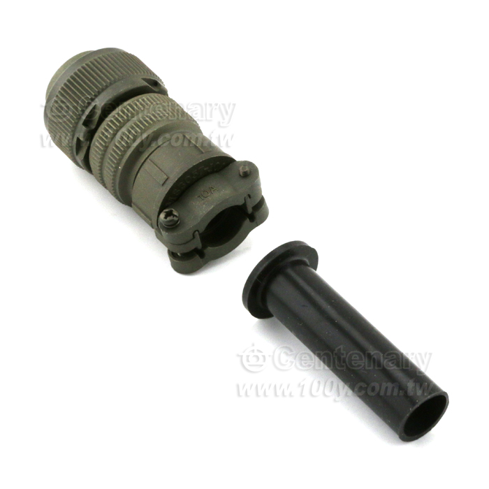Straight Plug+Cable Strain Relief Clamp - 120589 Product Image