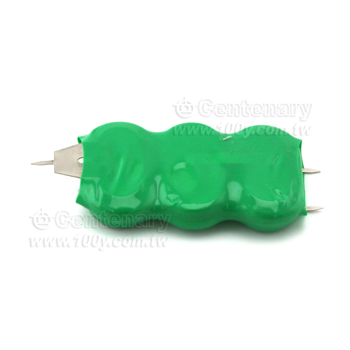 鎳氫扣式充電電池3.6V/150mAh 帶3P腳 - 126908 產品圖片