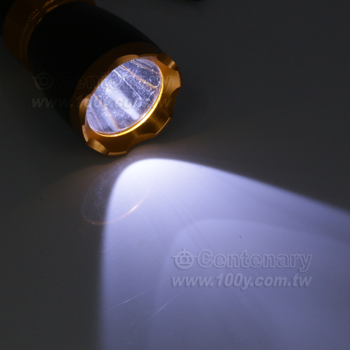 強光手電筒-黃金色 - 128723 產品圖片