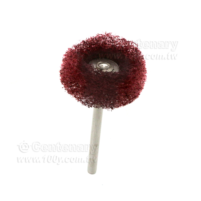 紅色帶柄布輪3mm - 126412 產品圖片