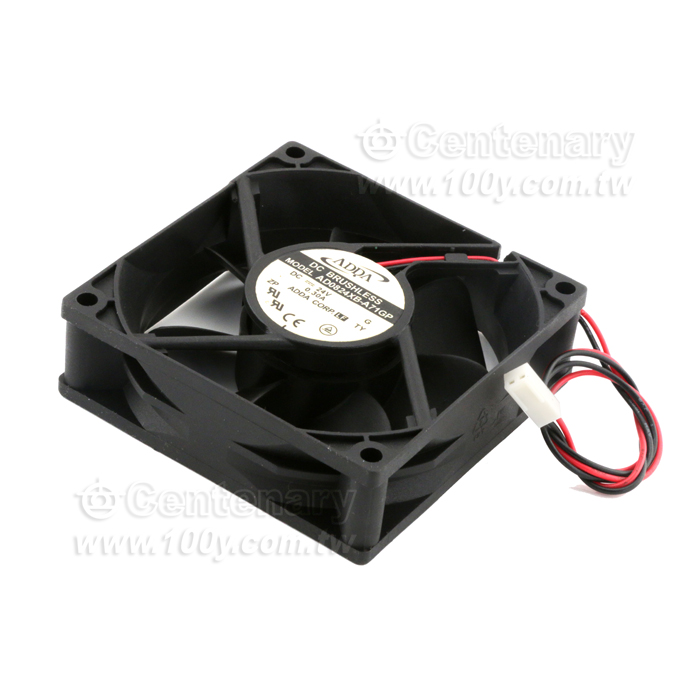 ADDA DC24V 0.3A 80*80*25mm 2線 軸流風扇 - 126825 產品圖片