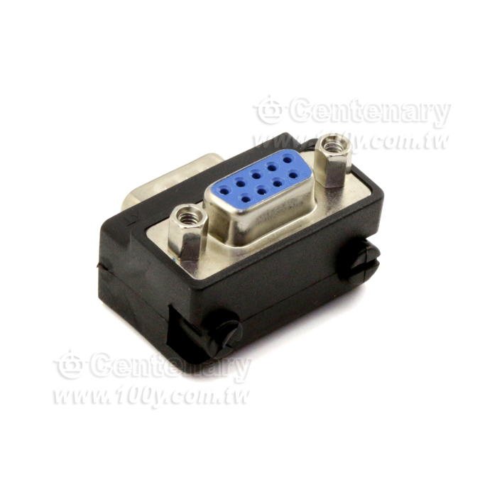 9P 公對母 90度轉接頭 - 127974 產品圖片
