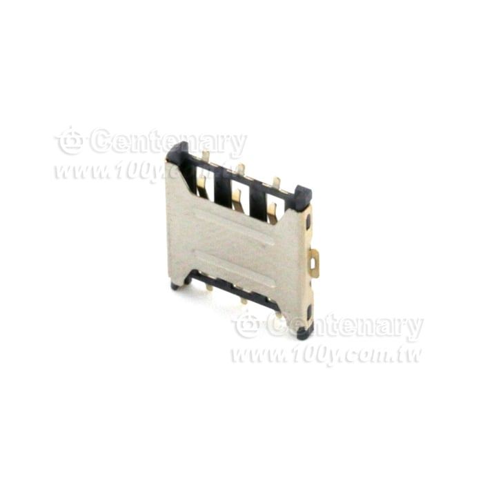 插拔式 Nano-SIM卡座6P 微卡卡座 手機卡槽 抽拉式  鍍金 - 126289 產品圖片