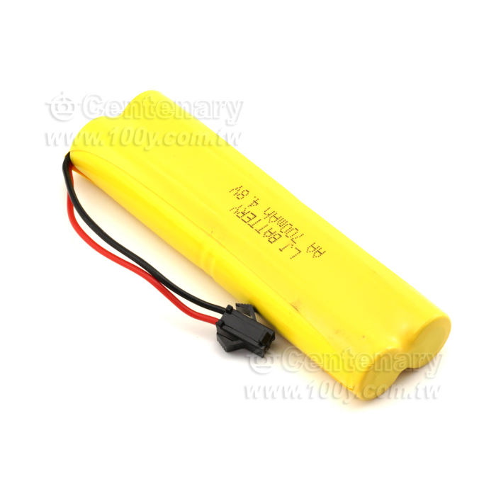 金龍杰4.8v / 700mah  H型四節左2節右2節長100mm 寬29mm 5號（台灣3號） - 129443 產品圖片