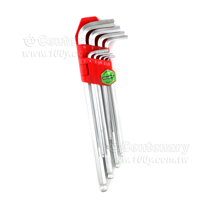 Extra-Long 9PC Ball-Shaped Wrench - 124166 Product Image