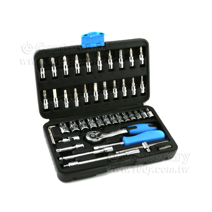 46件棘輪扳手工具組 - 124552 產品圖片