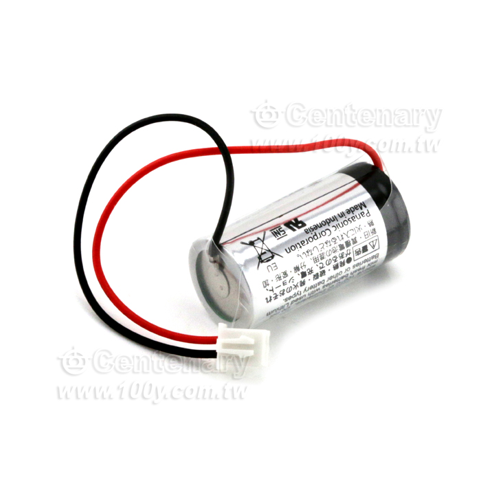 國際CR123A鋰電池 3V/1400mAh 帶2P插頭 - 126286 產品圖片