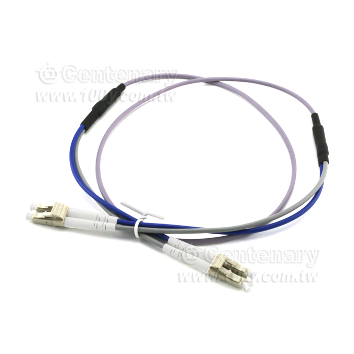 LC/LC 多模雙芯光纖跳線 1M 鎧裝 - 129711 產品圖片