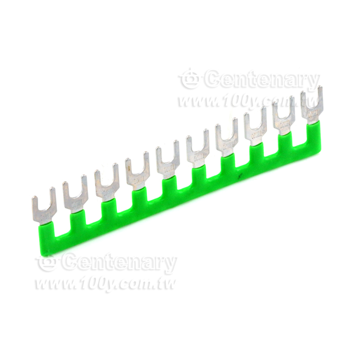 TD短路片 20A 綠色 10P 4.4mm - 130048 產品圖片