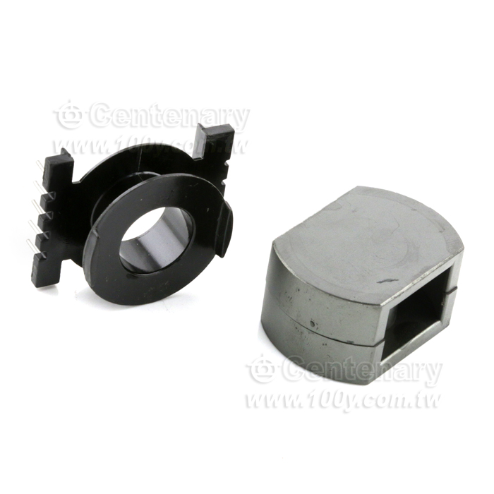 POT4020 骨架立式+變壓器磁芯 - 130114 產品圖片