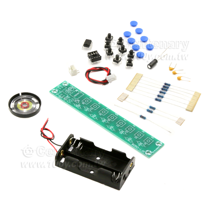 NE555-電子琴套件 散件 DIY  焊接練習實訓 - 130121 產品圖片