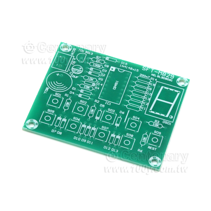CD4511-多路八路搶答器套件  DIY套件 - 130123 產品圖片