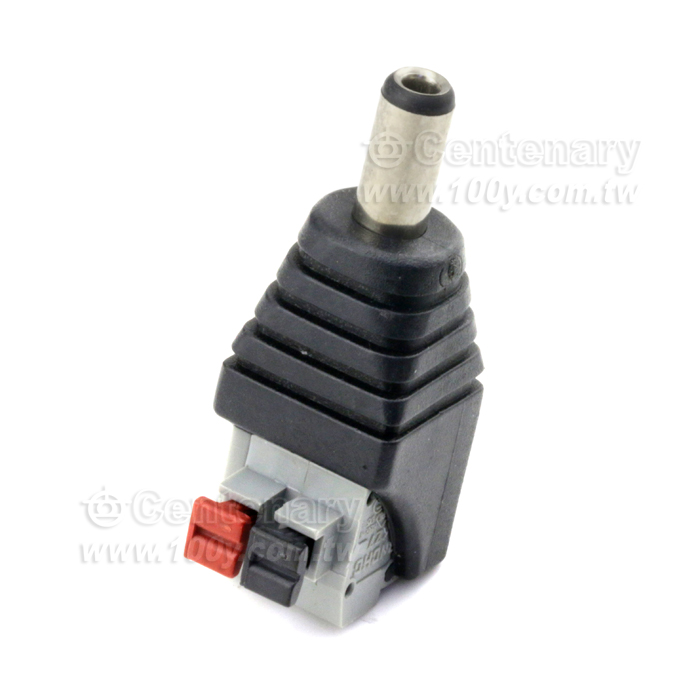 快速按壓式5525 DC公頭 免焊 12V - 130543 產品圖片