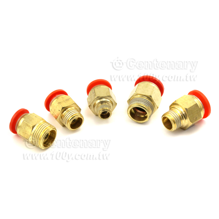 Copper PC thread through joint - 130620 Product Image