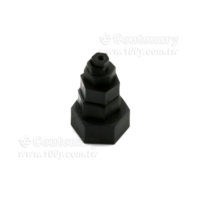 尼龍六角螺帽 M6 黑色【ROHS】 - 130446 產品圖片