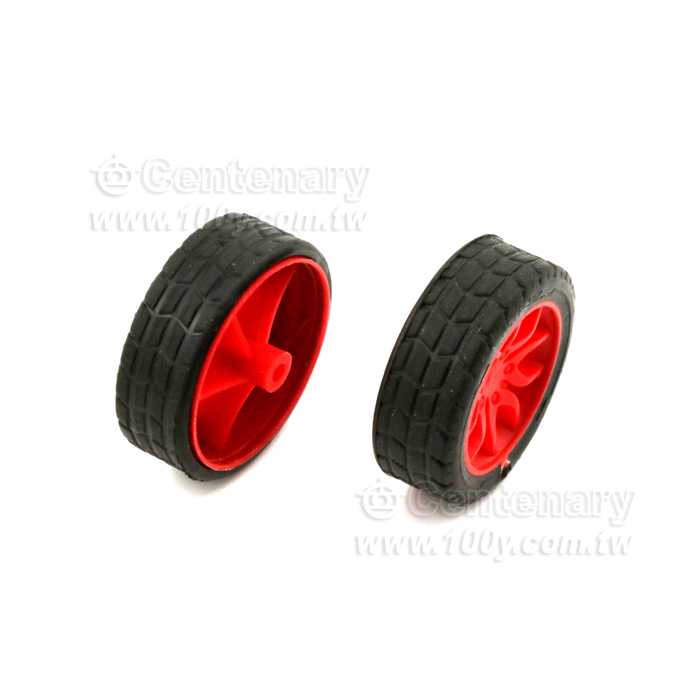 五幅車輪-30mm-紅色 - 130460 產品圖片