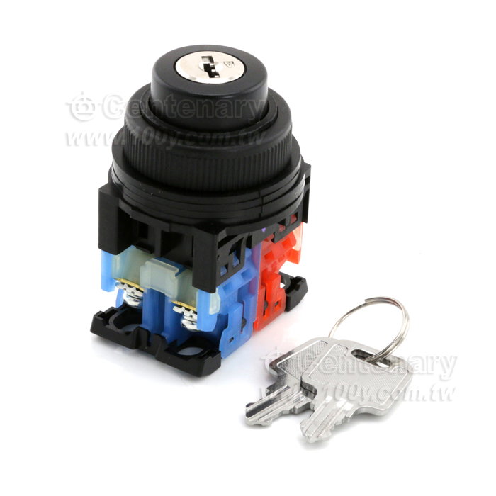 Fuji Electric_附鎖選擇開關 2段1NO+1NC - 130761 產品圖片