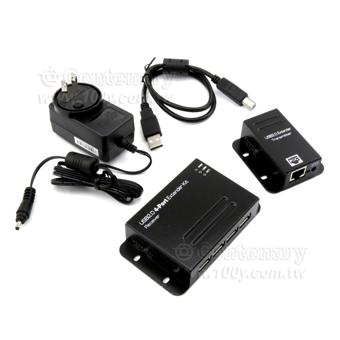 BENEVO_Network Cable Type 4 Port USB2.0 Extender - 130832 Product Image