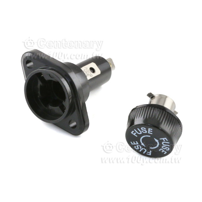 旋鈕式保險絲座30A 600V 10*38mm - 131236 產品圖片