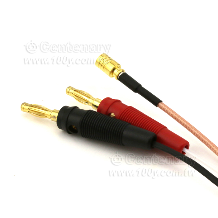TEST LEAD-SMB(F)   Banana plug CABLE  L:1M - 131398 Product Image