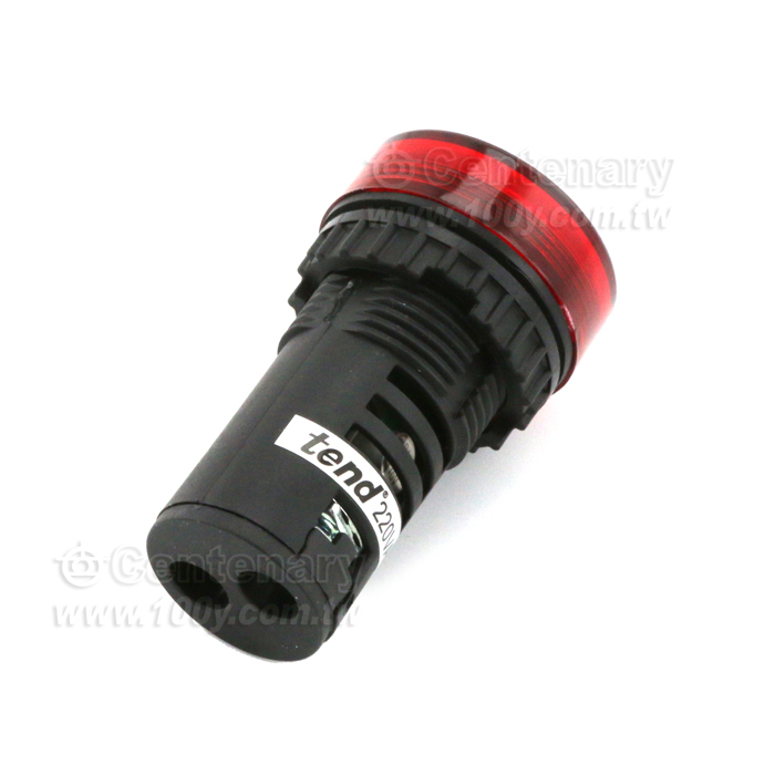 22mm 蜂鳴指示燈 紅色 LED220V - 131520 產品圖片