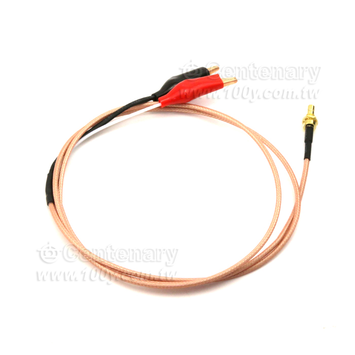 TEST LEAD-SMB(M)  Crocodile clip CABLE  L:1M - 131392 Product Image