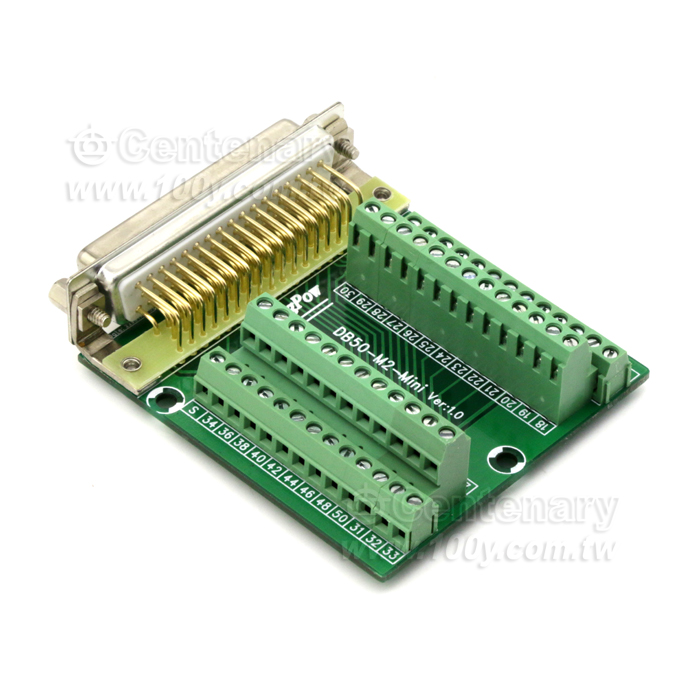 DB50  Female Forward to Terminal block - 131365 Product Image