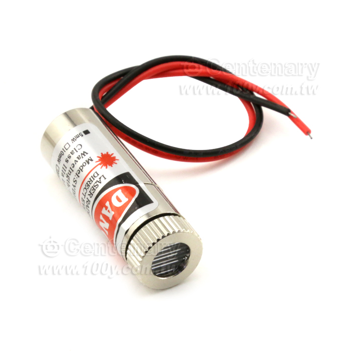 5mW 紅色一字線激光頭 尺寸：Φ12.0x35mm - 131771 產品圖片