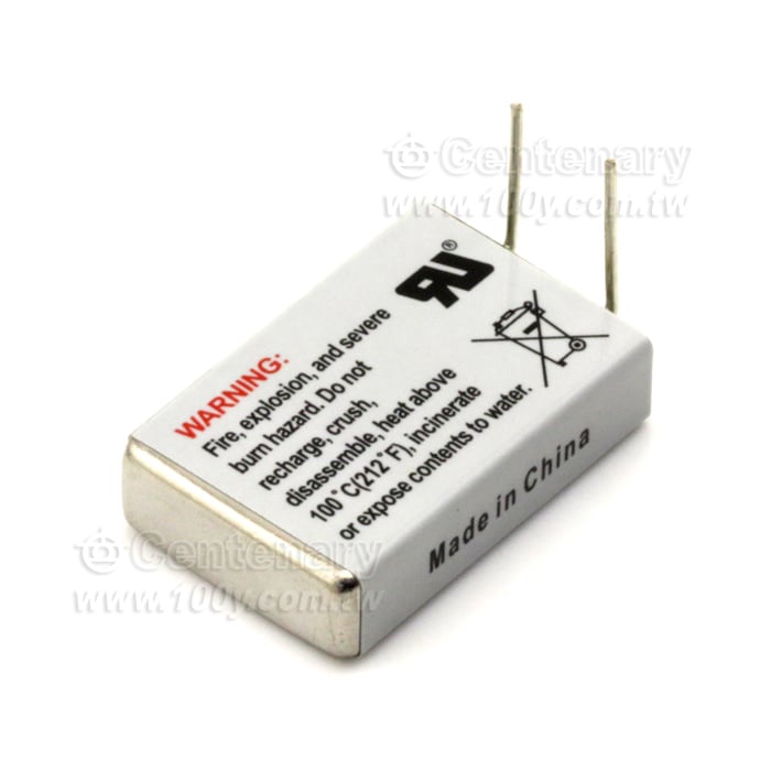 EVE-鋰電池 方形電池3.6V/750mAh 2P腳 - 130607 產品圖片