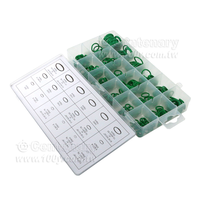 綠色氟膠O型圈修理盒 - 131910 產品圖片