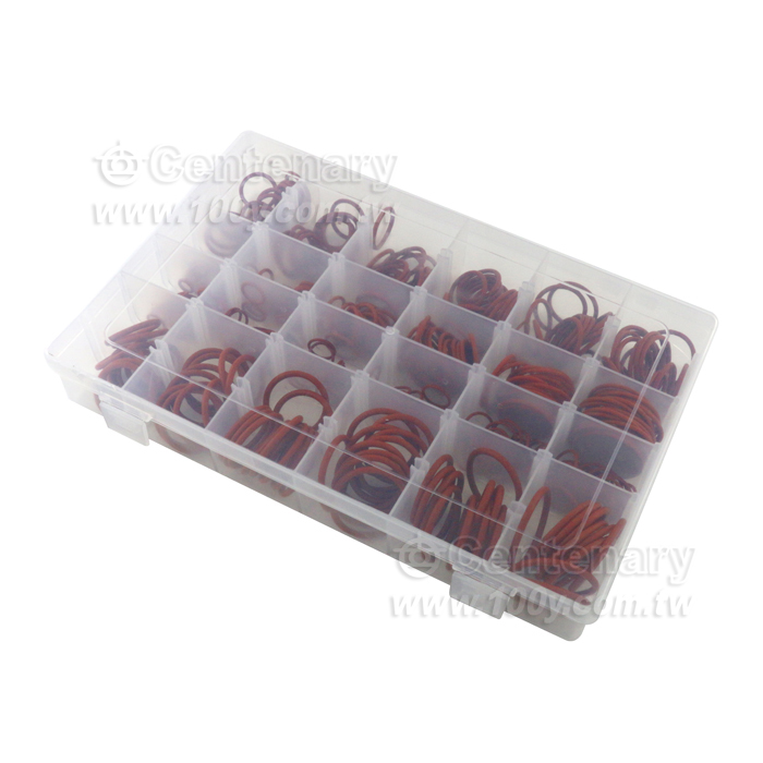 大號紅色矽膠O型圈修理盒 - 131914 產品圖片