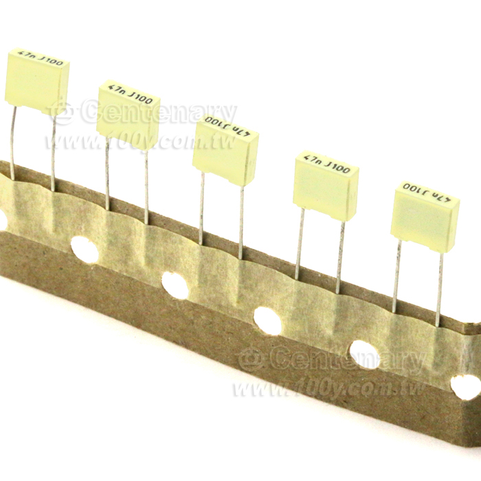 金屬化聚酯膜電容0.015uf/100V  P:5mm - 149840 產品圖片