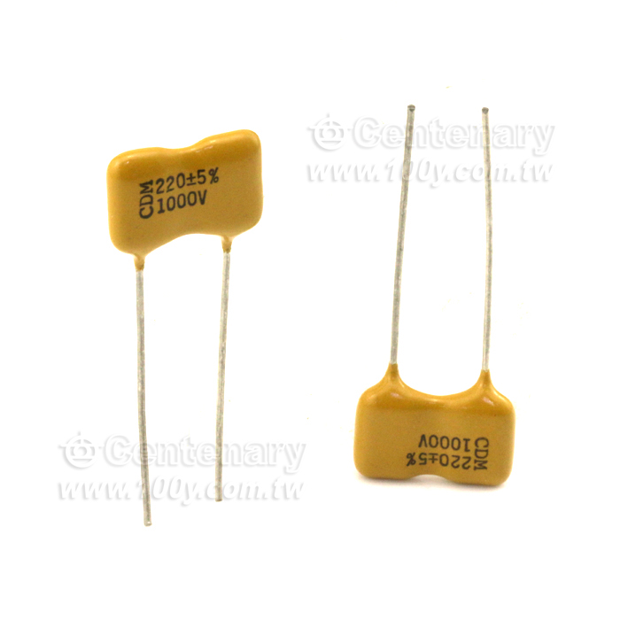 雲母電容 220pF/1000V ±5% - 132479 產品圖片