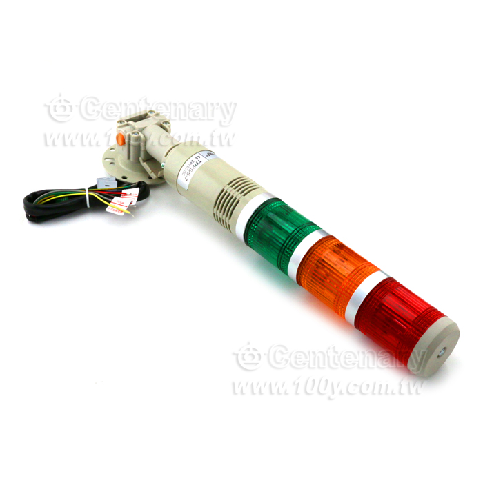 φ50 可拆式三層閃光蜂鳴警示燈 LED24V - 132525 產品圖片