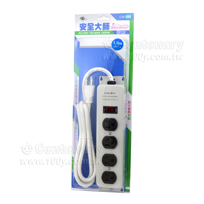 3P*4 AC Power Strip - 132597 Product Image
