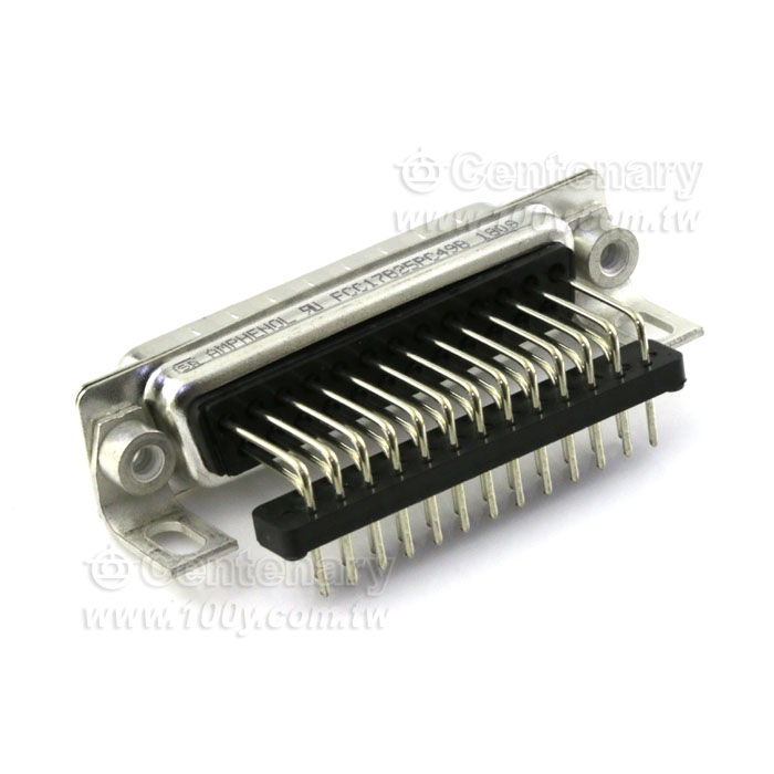 CONN D-SUB Plug 25P R/A Solder - 132792 Product Image