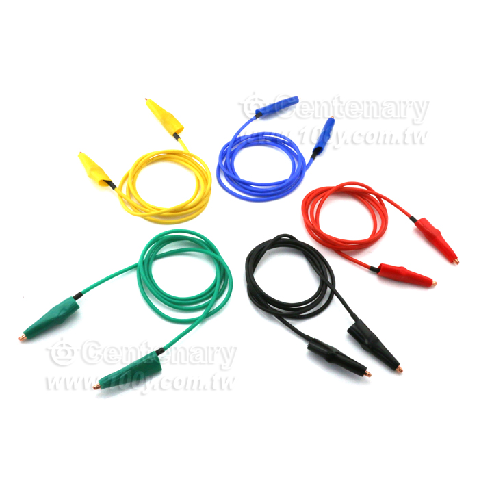 Double Colored Alligator Clip Test Lead - 133482 Product Image