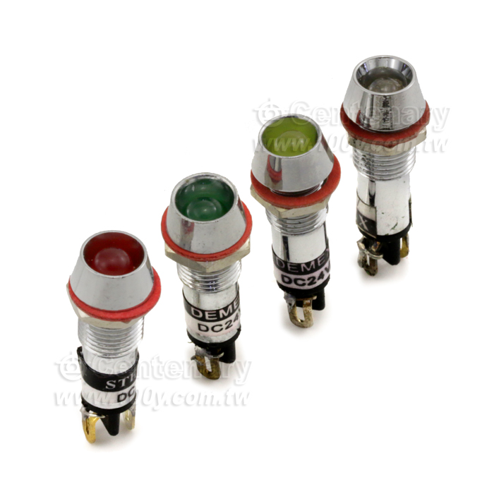 M8 LED燈附電阻 24V 黃 - 29554 產品圖片