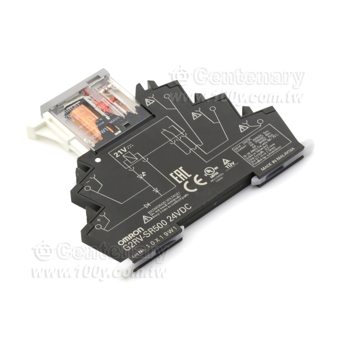 omron薄型I/O繼電器1C 6A深灰 夾線式(配G2RV-1-S-G DC24V) - 133566 Product Image