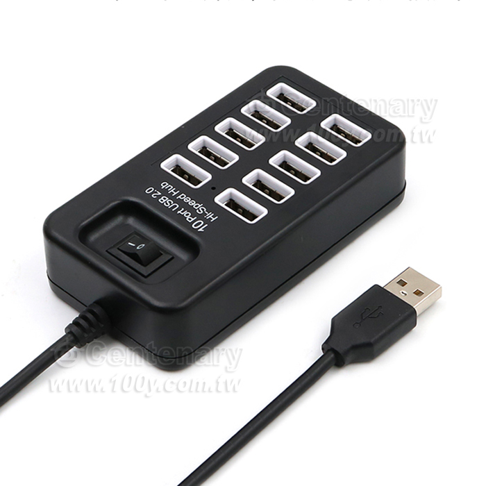 10 Port USB 2.0 HUB 集線器 - 133551 產品圖片