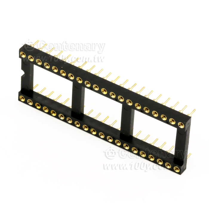 Machine Tooled Low Profile Gold Plated IC Sockets - 4423 Product Image